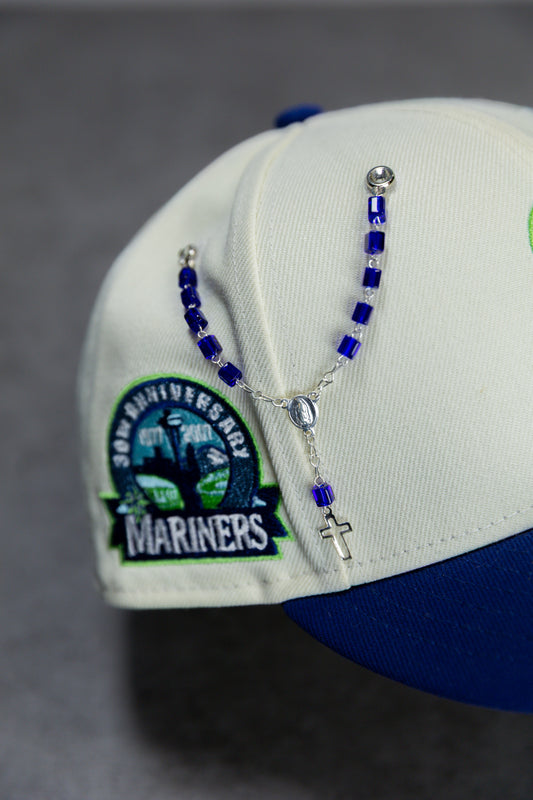 Silver Sapphire Rosary