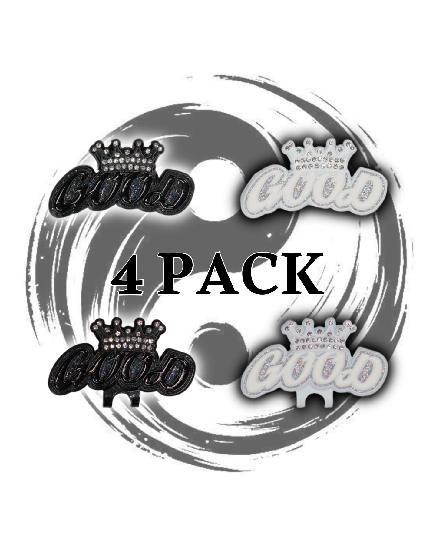 Yin-Yang Good Crown 4 Pack