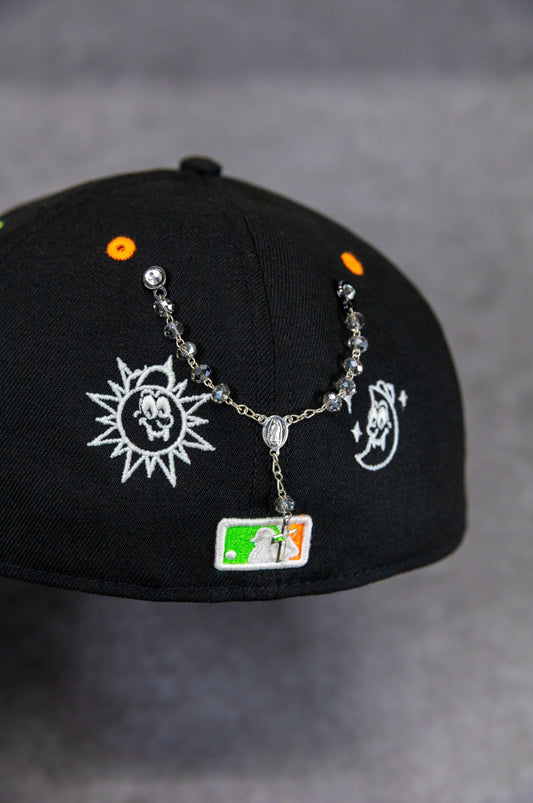 Graphite Zircon Rosary