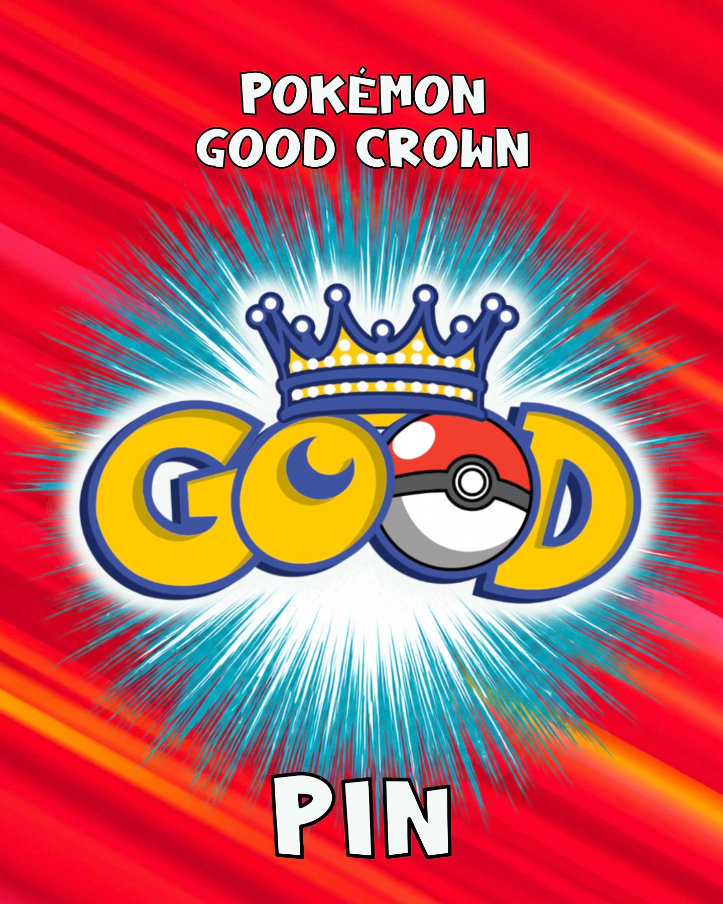 Pokémon Good Crown Pin