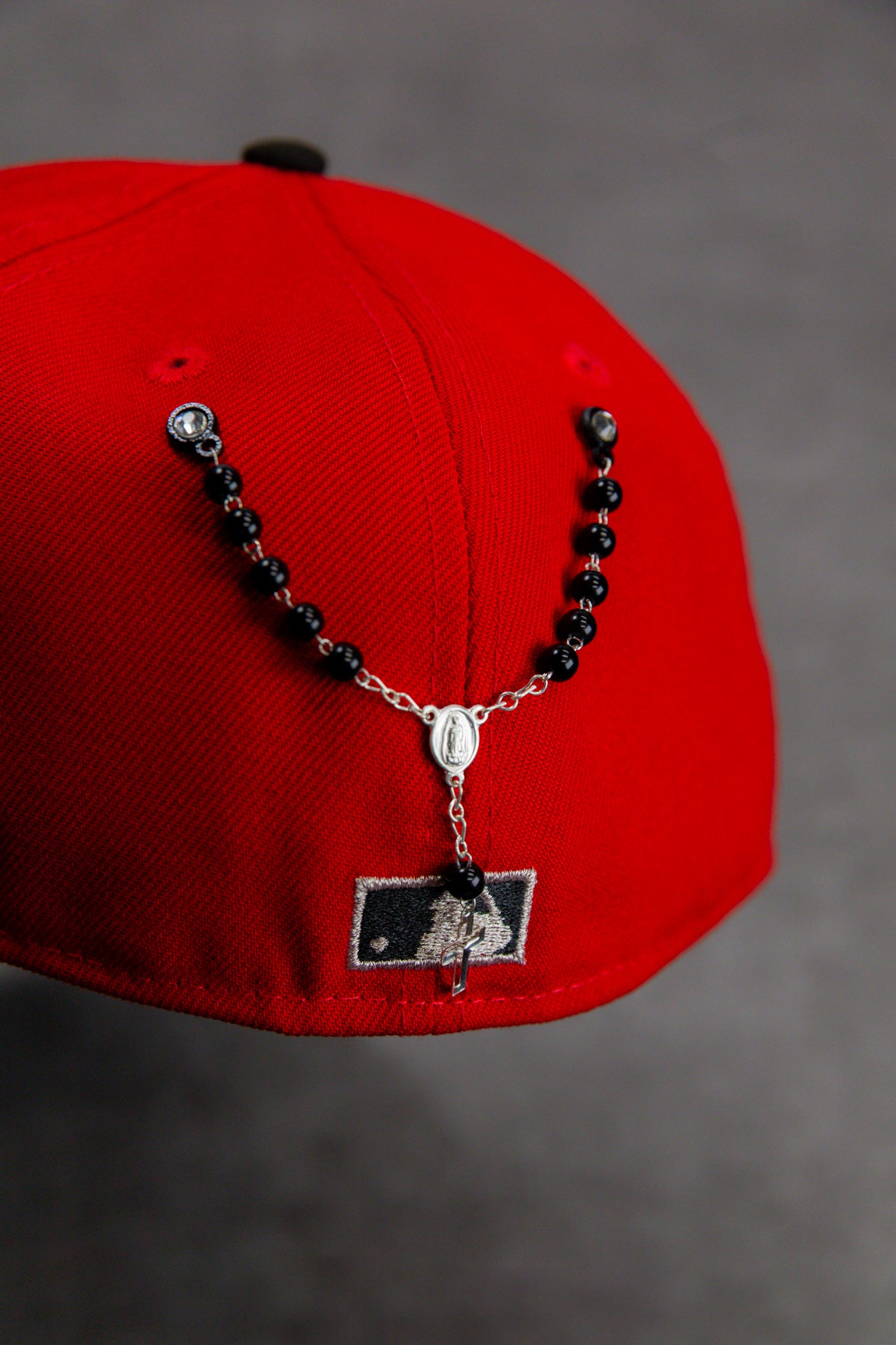 Silver Obsidian Rosary
