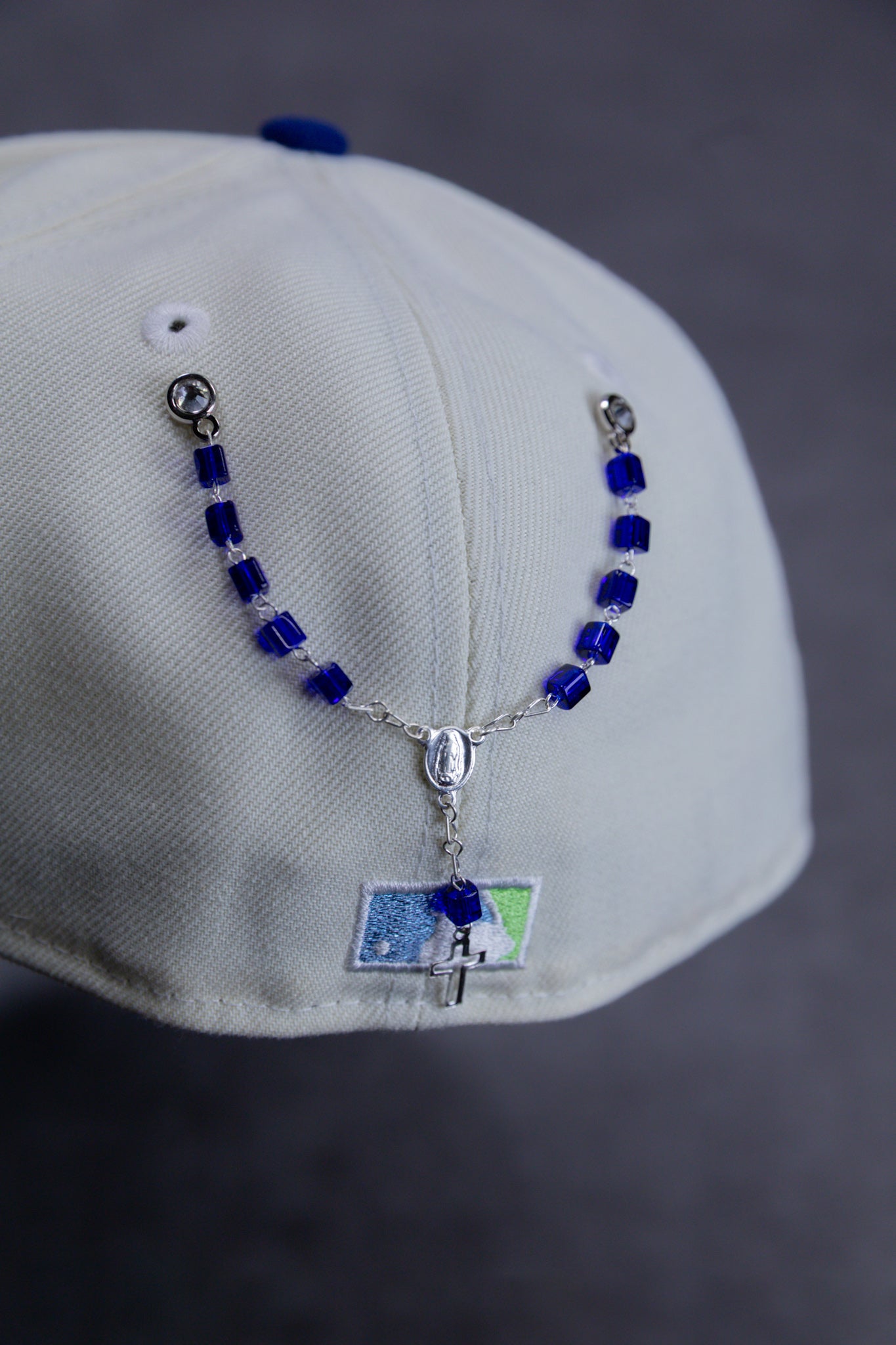 Silver Sapphire Rosary