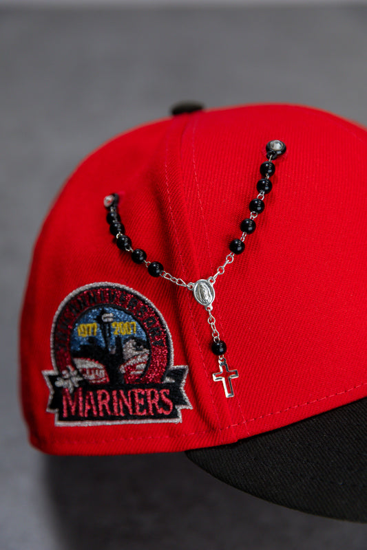 Silver Obsidian Rosary