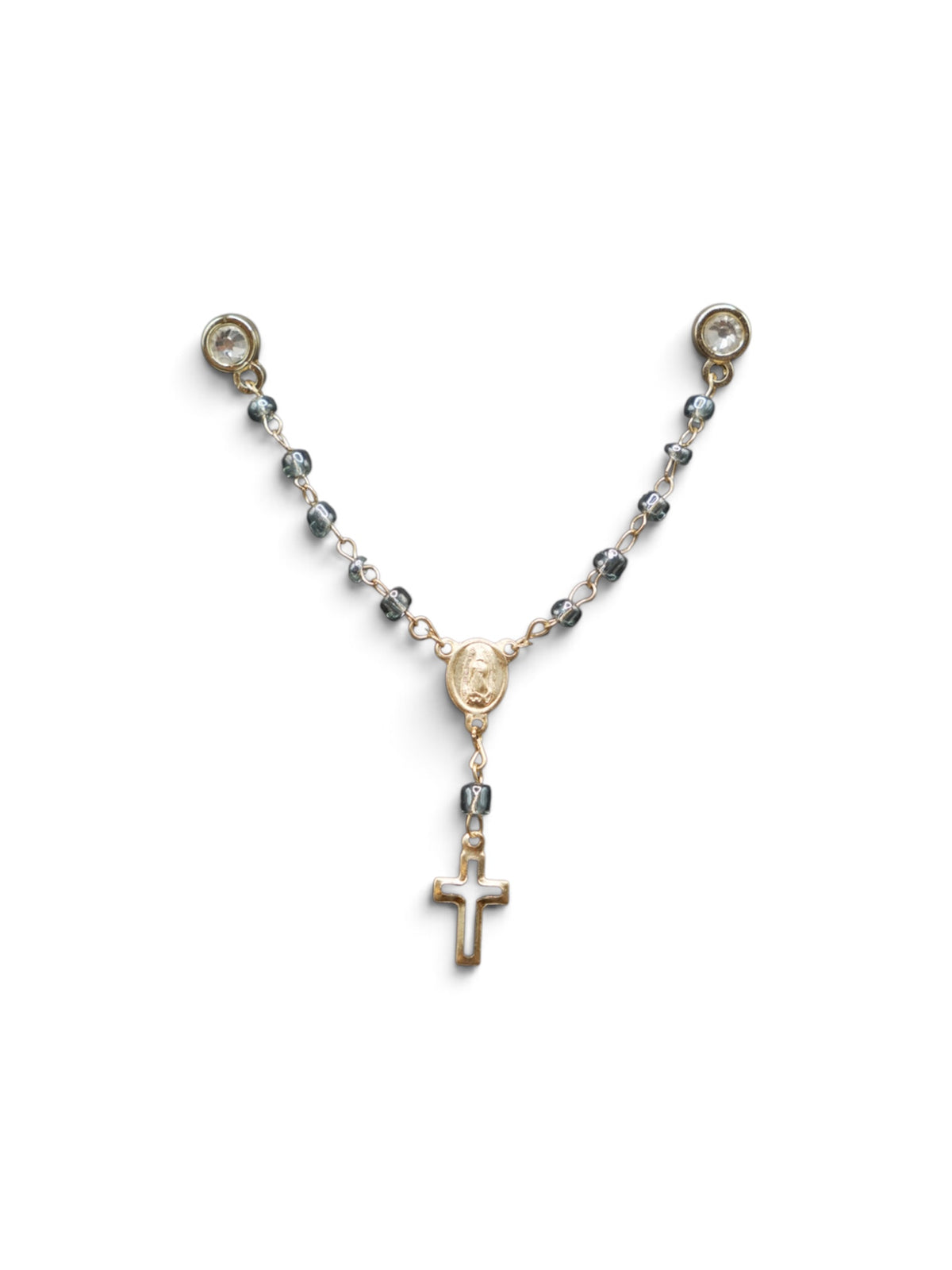 Small Blue Gray Rosary