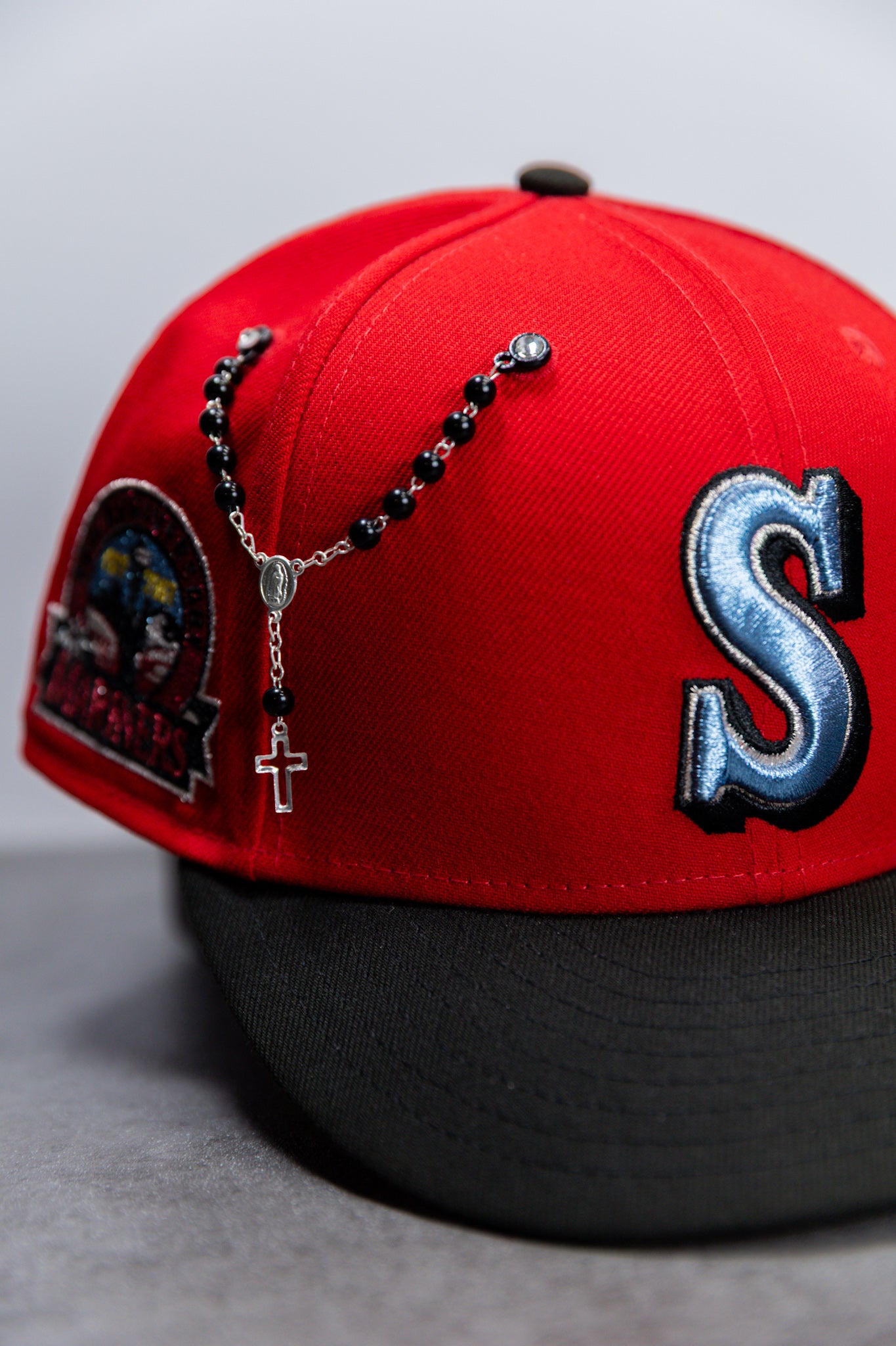 Silver Obsidian Rosary