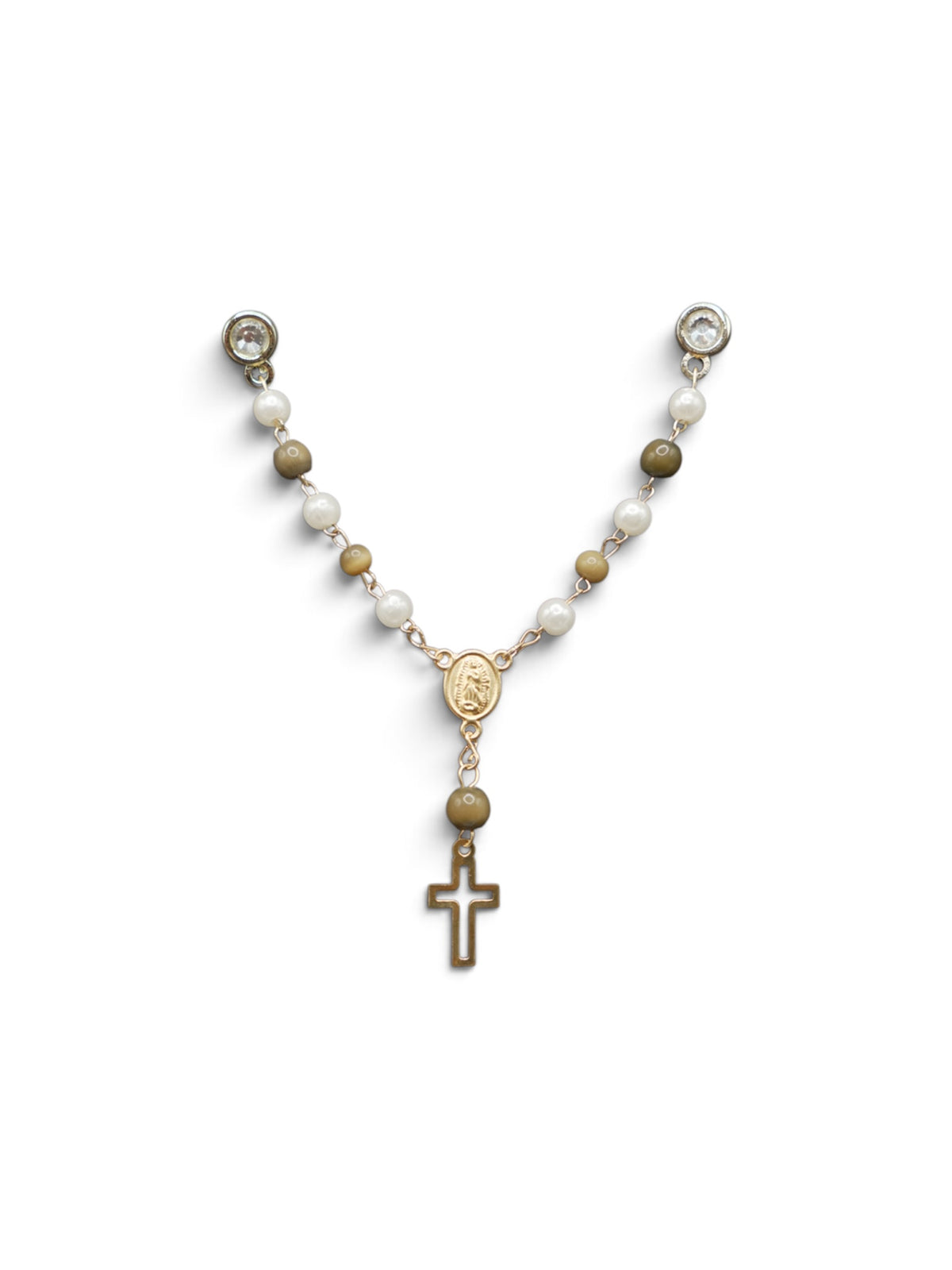 White & Bone Rosary