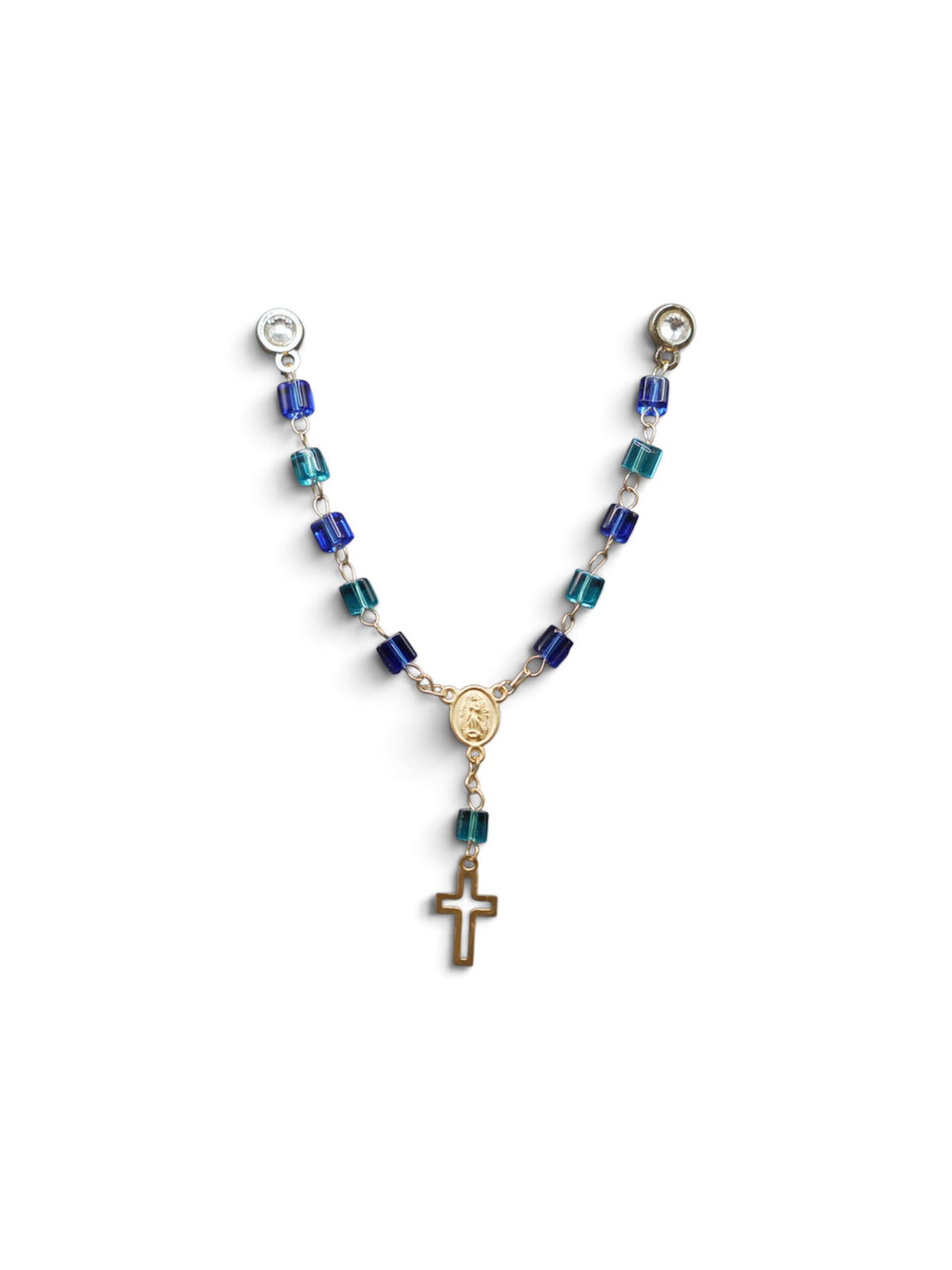 2 Tone Blue Rosary