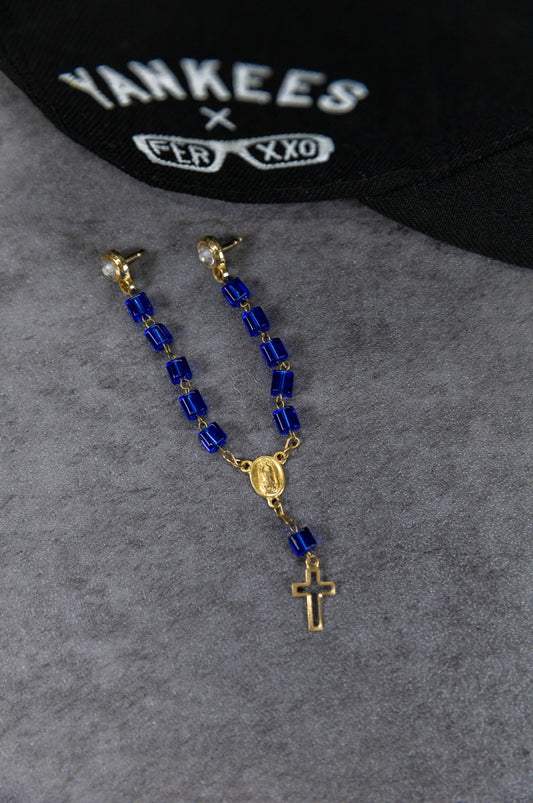 Golden Sapphire Rosary