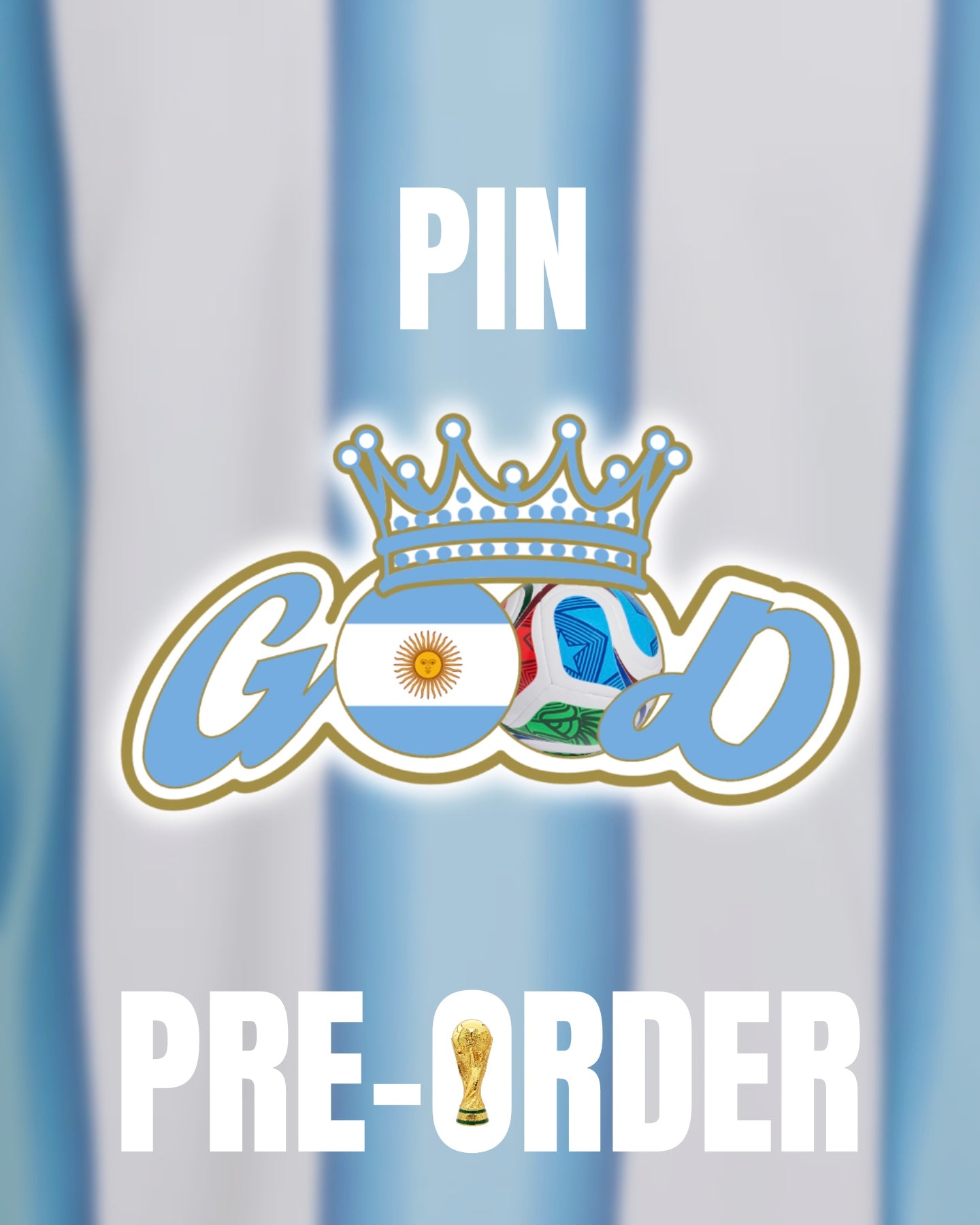 Argentina WC26 Good Crown Pin
