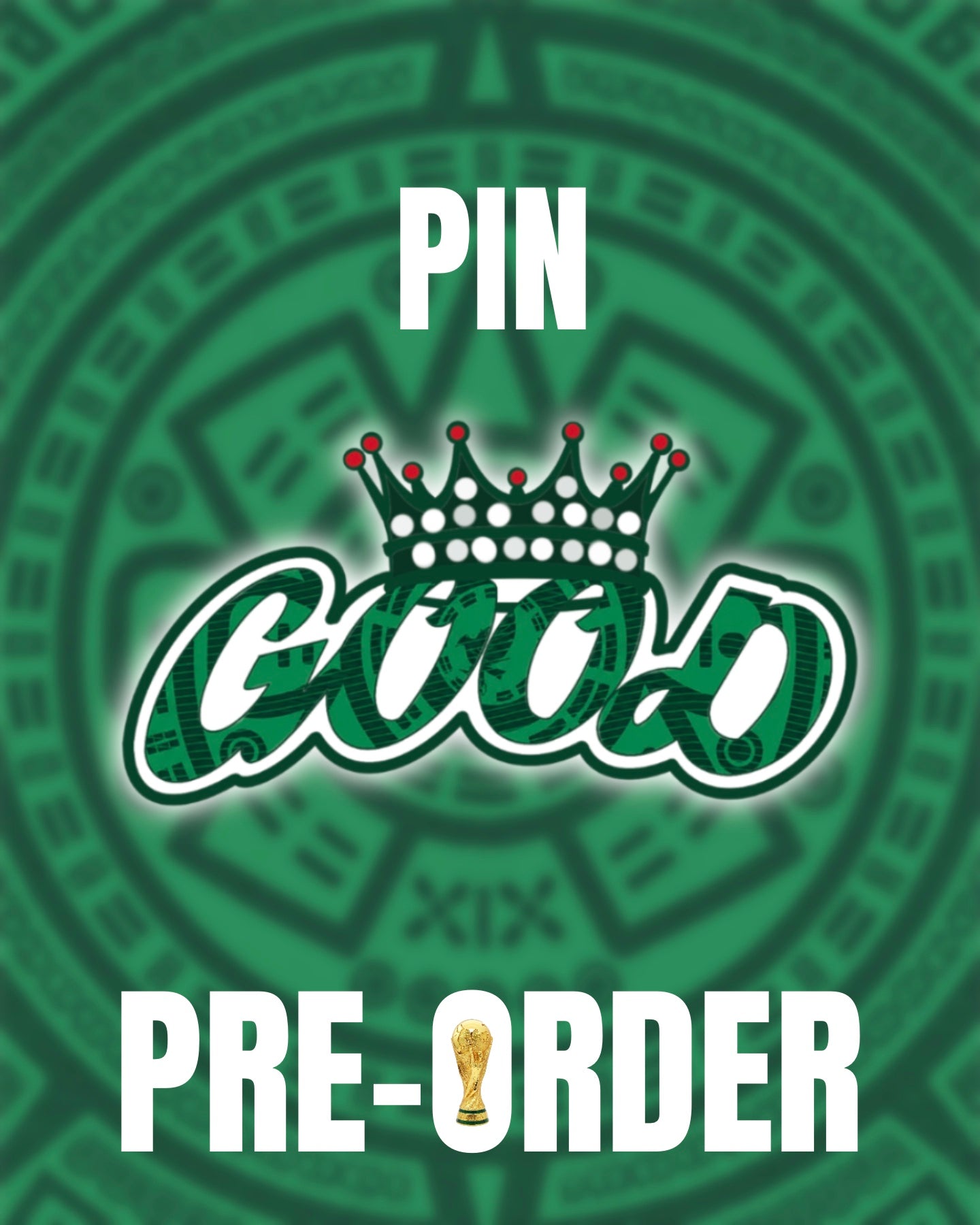 Mexico Jersey Good Crown Pin
