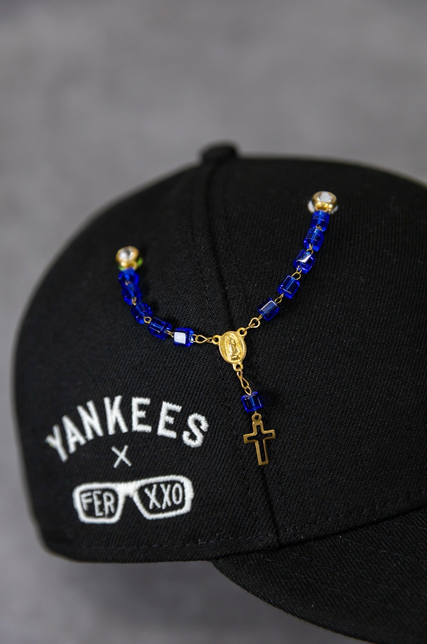 Golden Sapphire Rosary