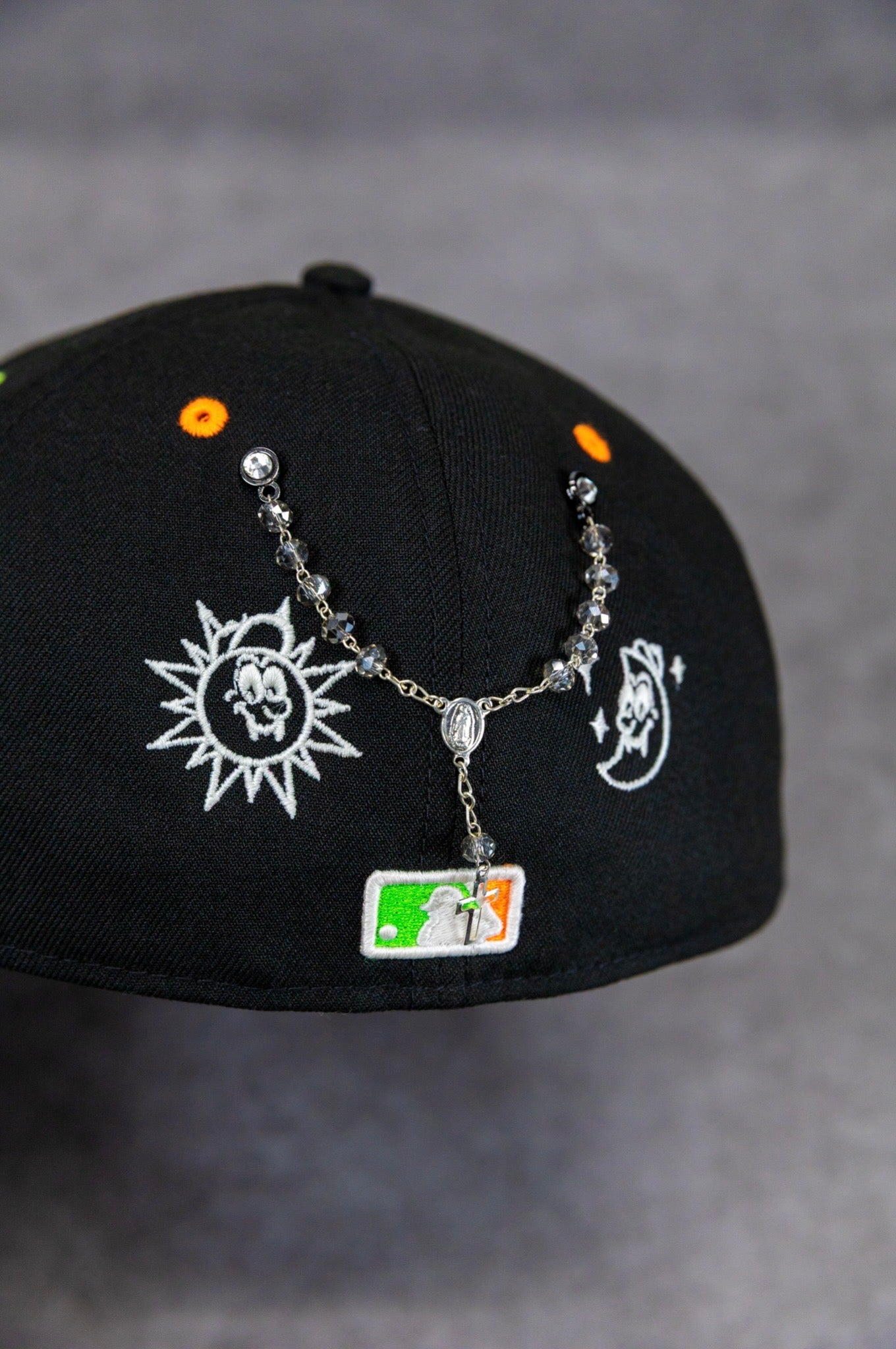 Graphite Zircon Rosary