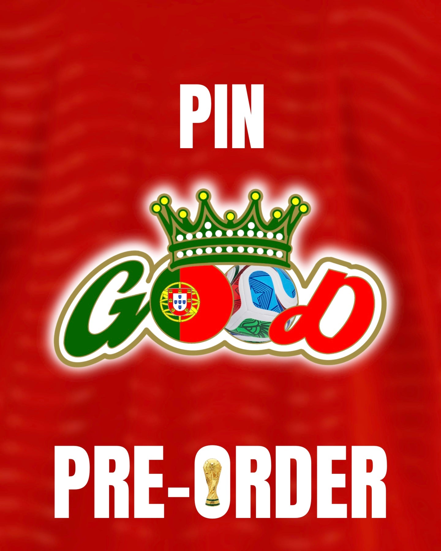 Portugal WC26 Good Crown Pin