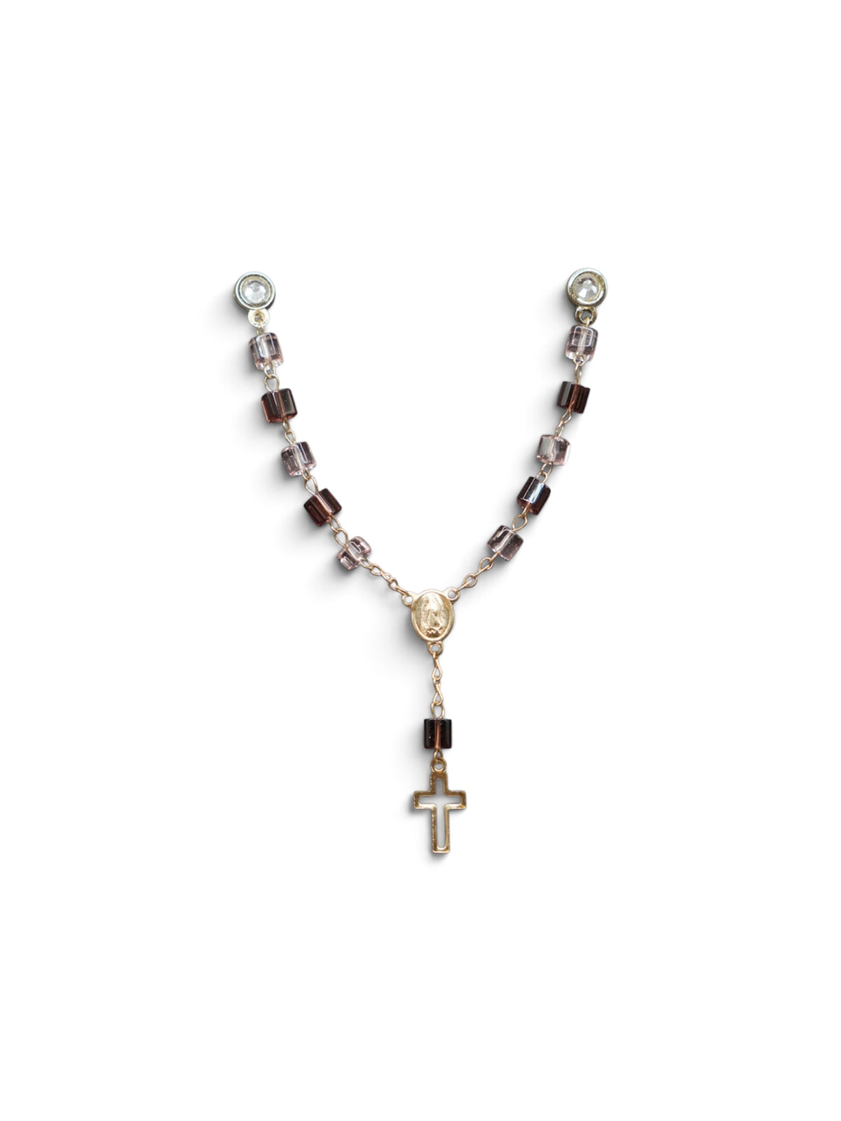 Pink & Brown Rosary