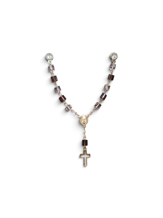 Pink & Brown Rosary