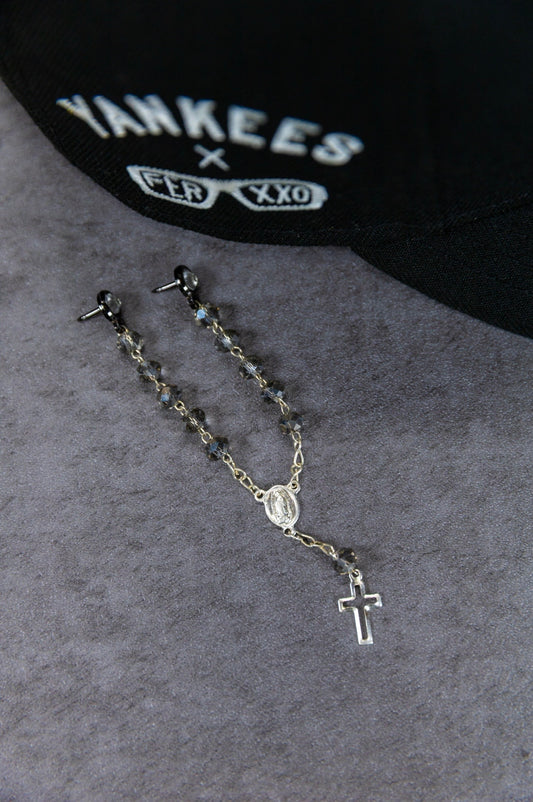 Graphite Zircon Rosary