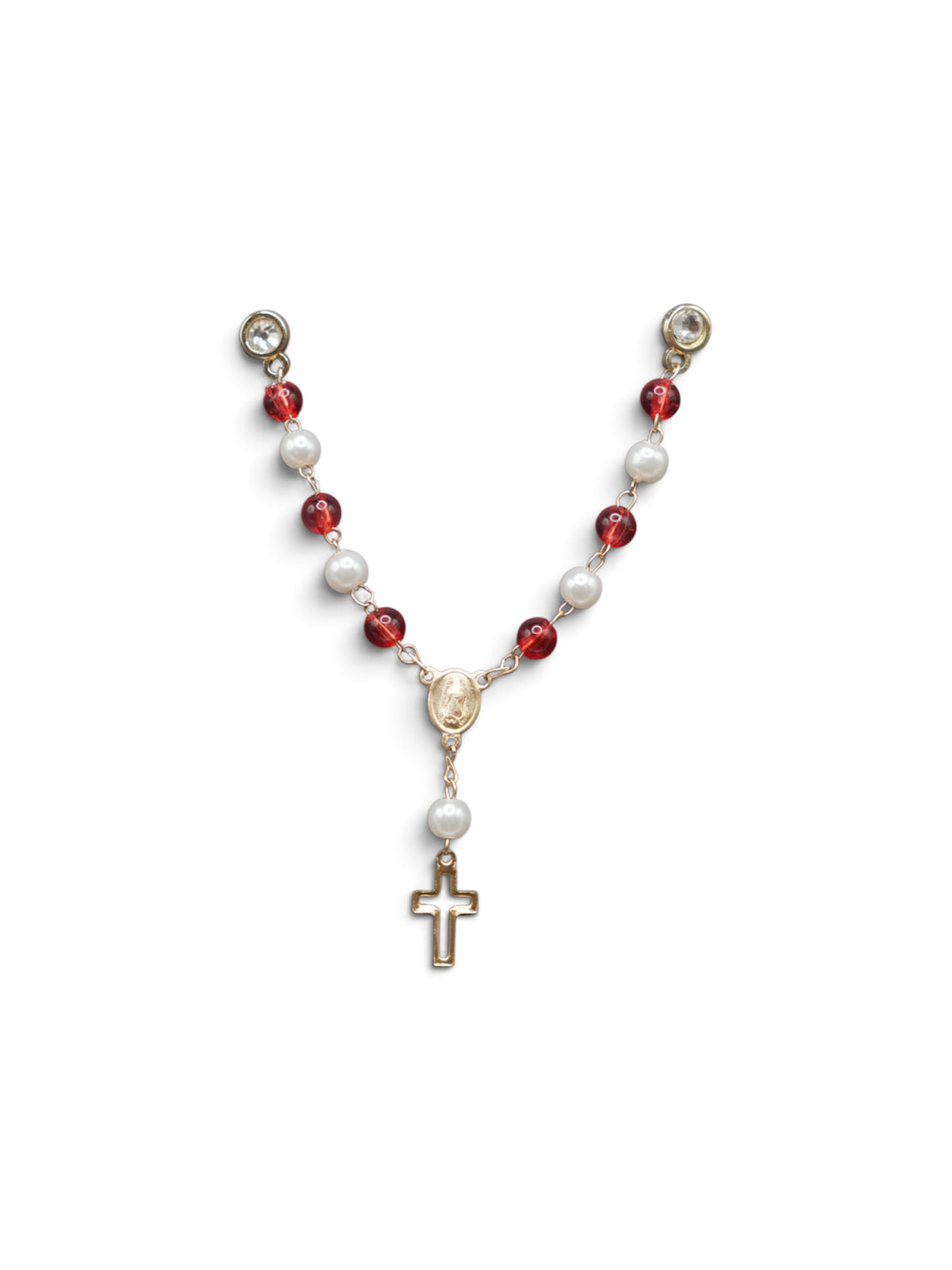 Red & White Rosary