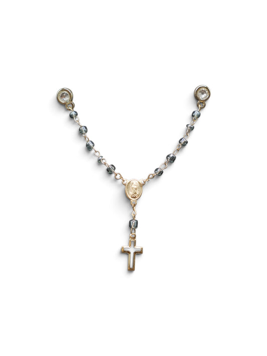 Small Blue Gray Rosary