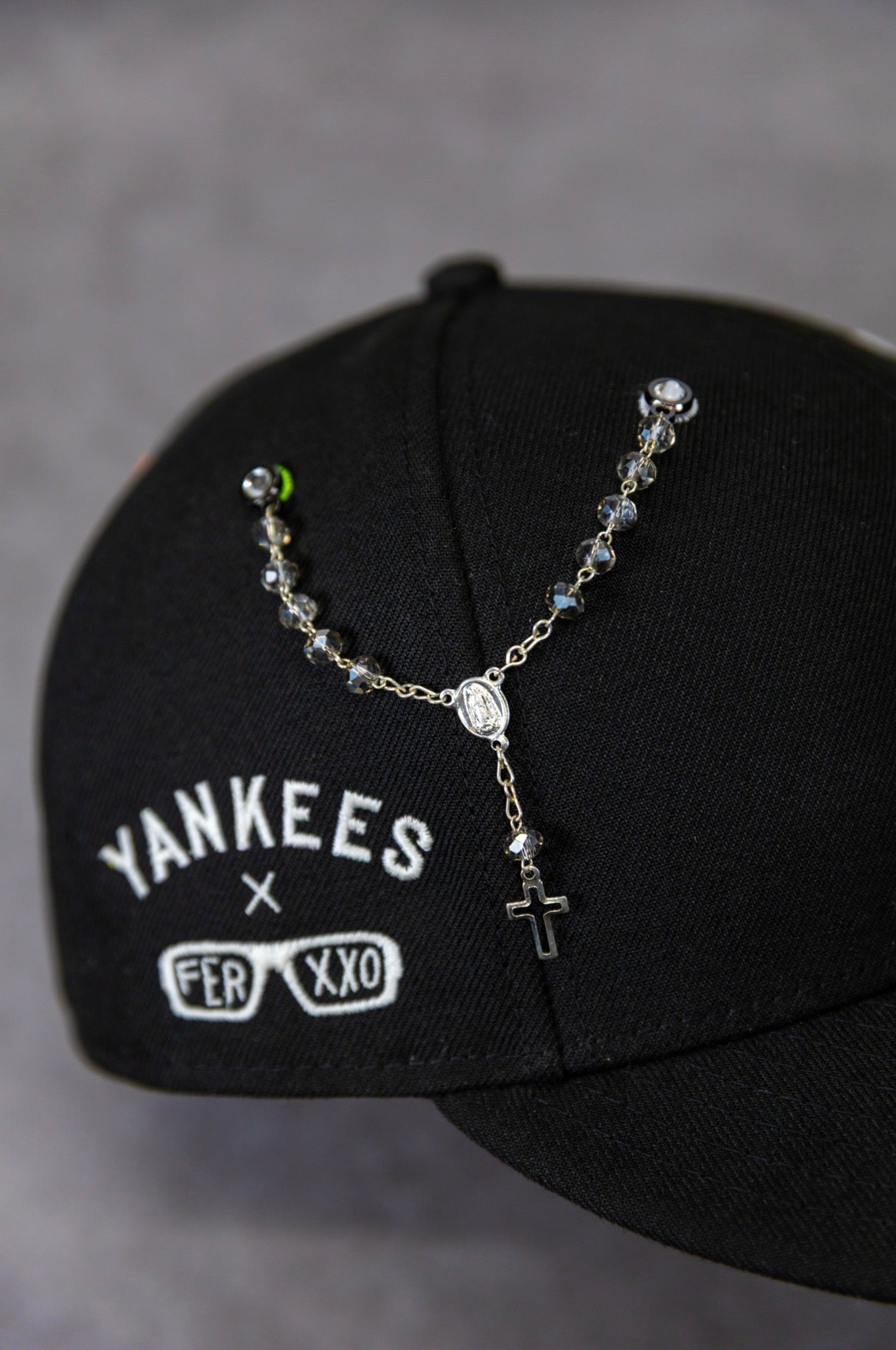 Graphite Zircon Rosary