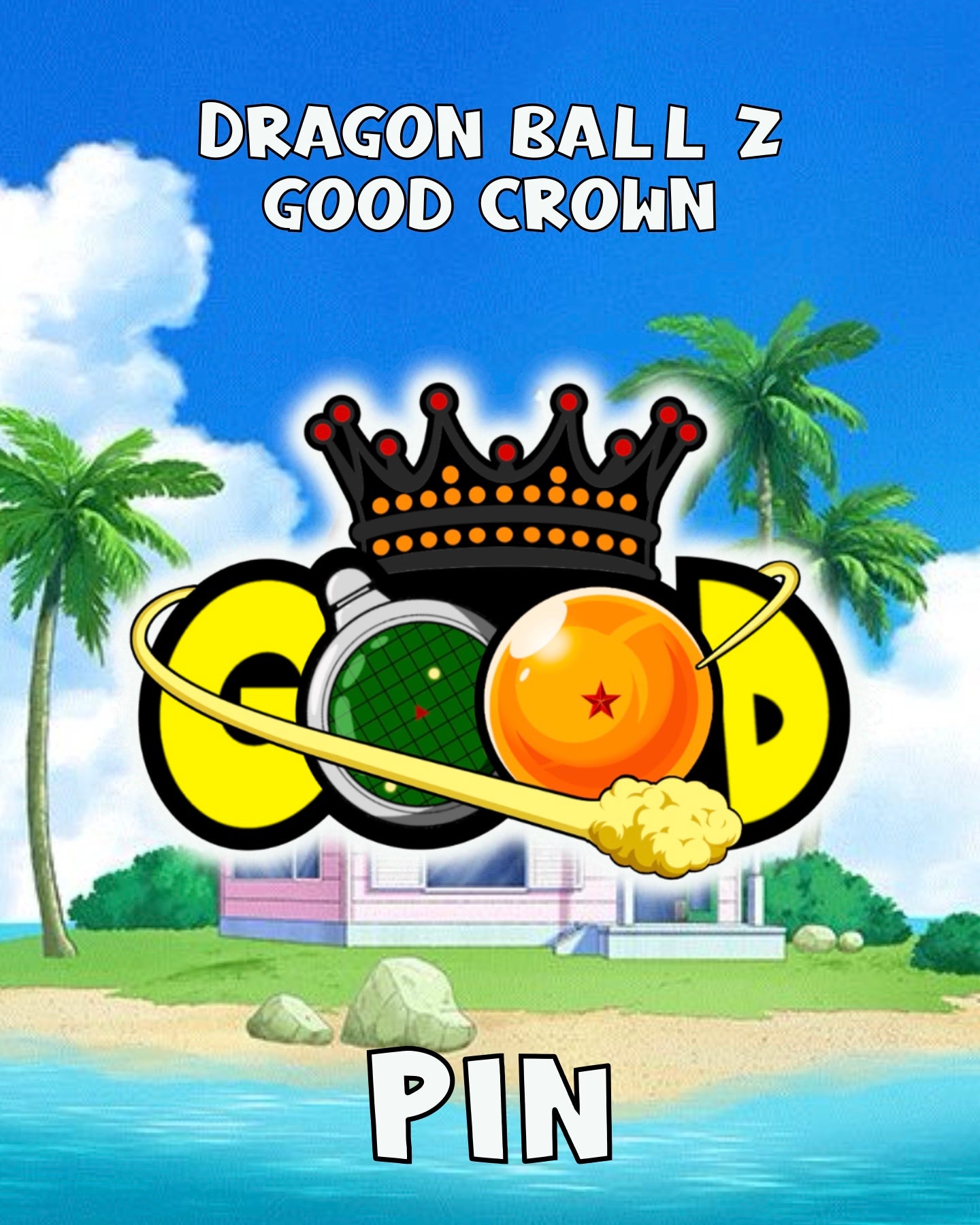 Dragon Ball Z Good Crown Pin