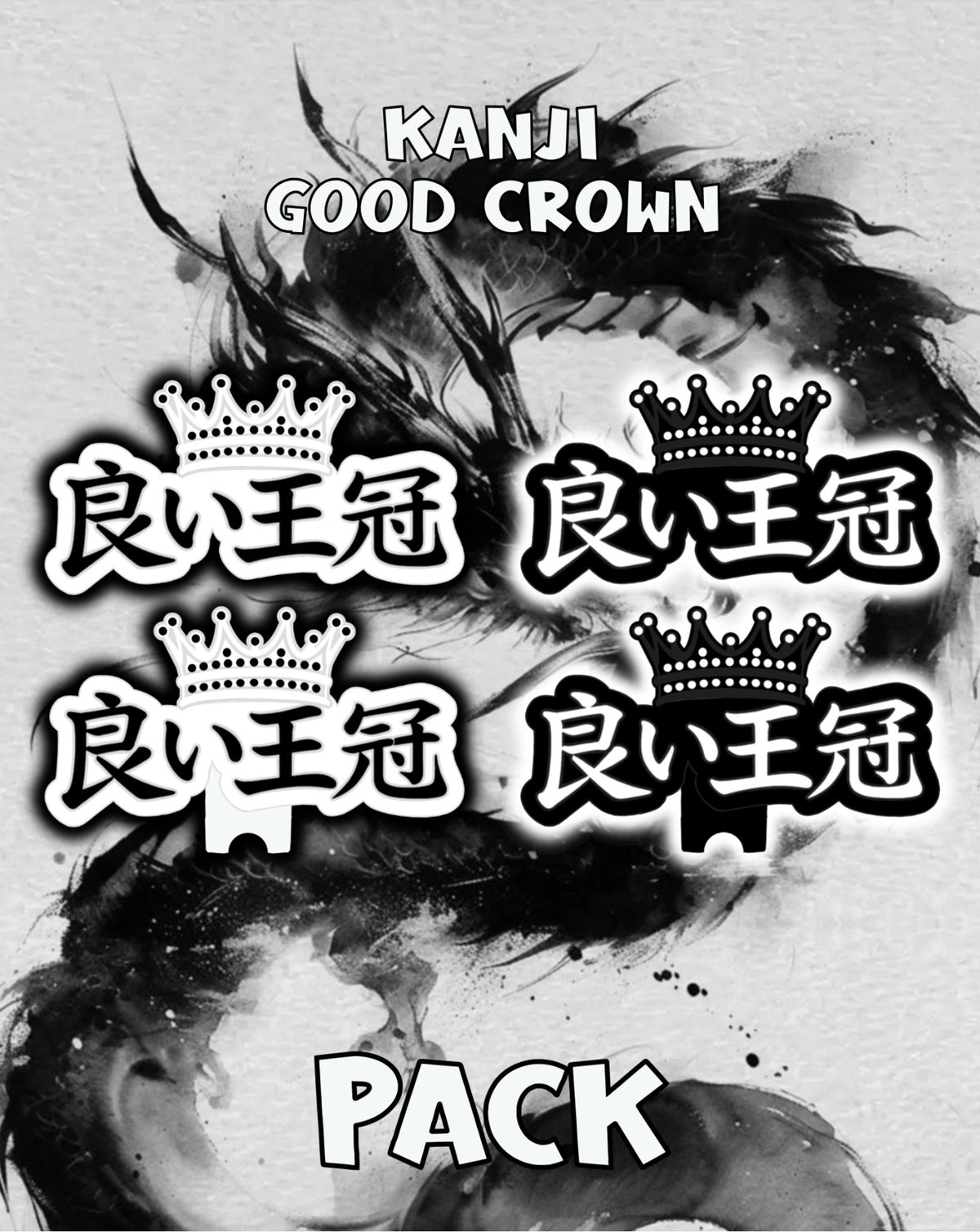 Kanji Good Crown Pack