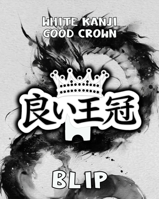 White Kanji Good Crown Blip